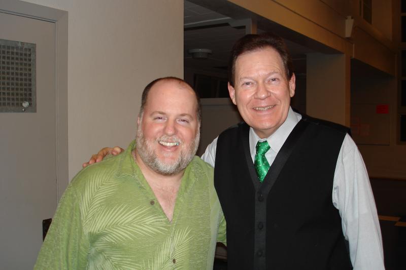 Andrew with David Ginn "Dean of Children's Entertainers" at Magic Workshop